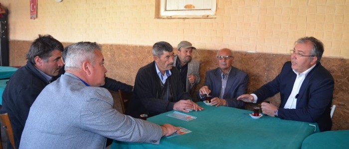 CHP Çankaya Belediye Başkan Aday Adayı Ercan Çuhadar Yakupabdal Köyünü Ziyaret Etti